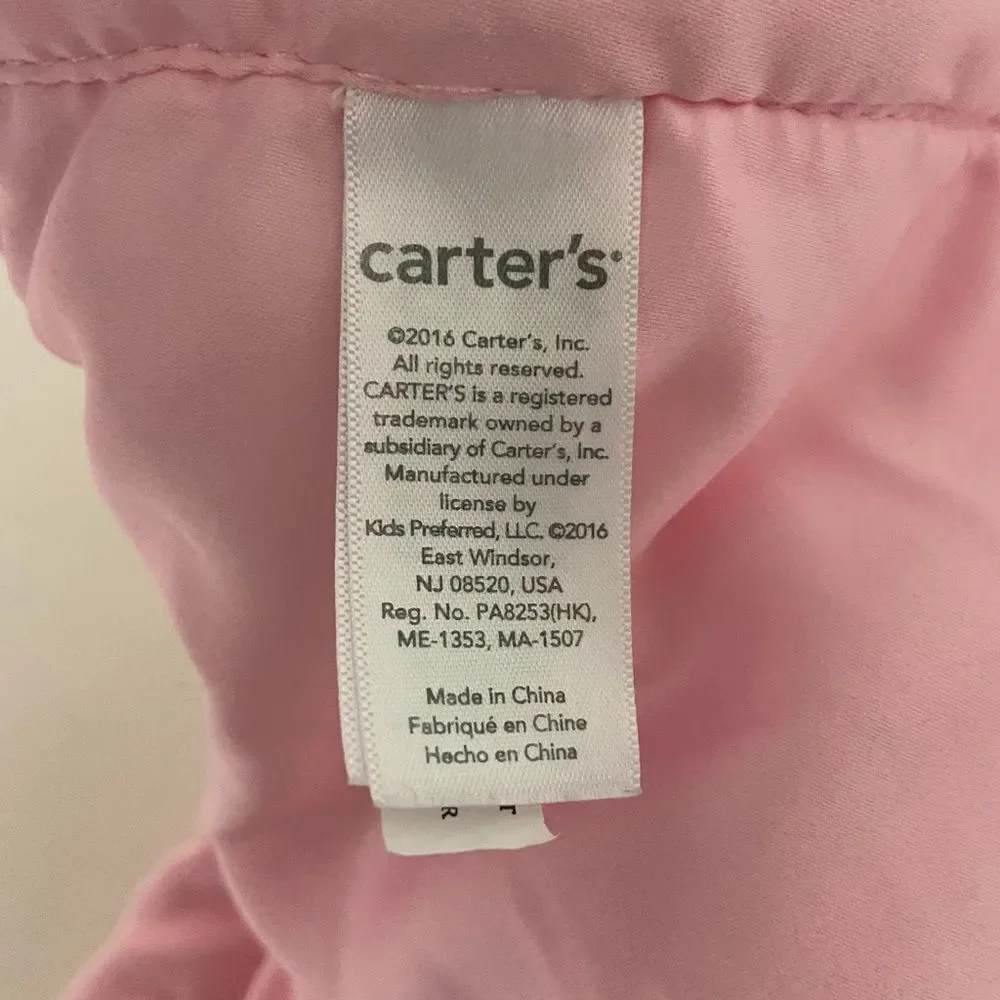 Carter's Unicorn Security Blanket Lovey Lovie Pink White 14